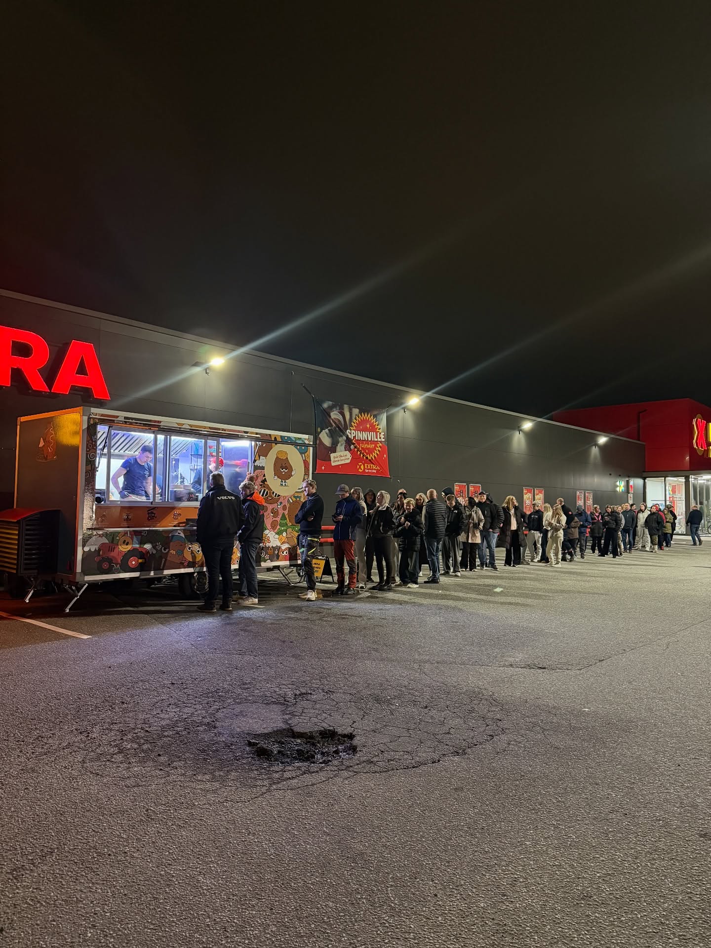Lang kø ved Pota Madre Haugesund Coop Extra